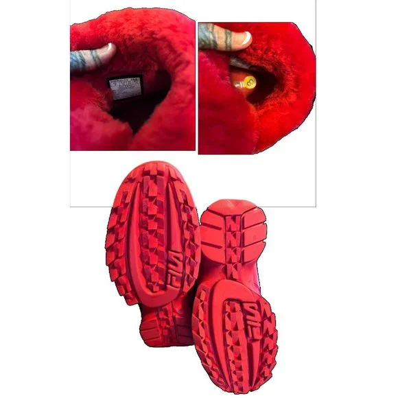 Fila Disruptor Red Leather Boot - Picture 7 of 8